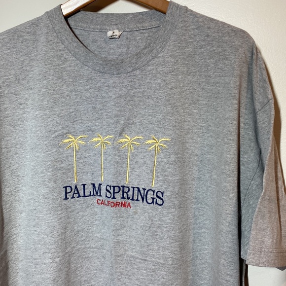 Palm Spring California Embroidered Tee - Picture 3 of 7